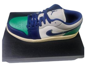 Authentic Nike Air Jordan 1 Low "Seahawks" Sneakers Wholesale