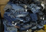 Baled Used Recycled Denim Jeans Grade A starting at $0.42